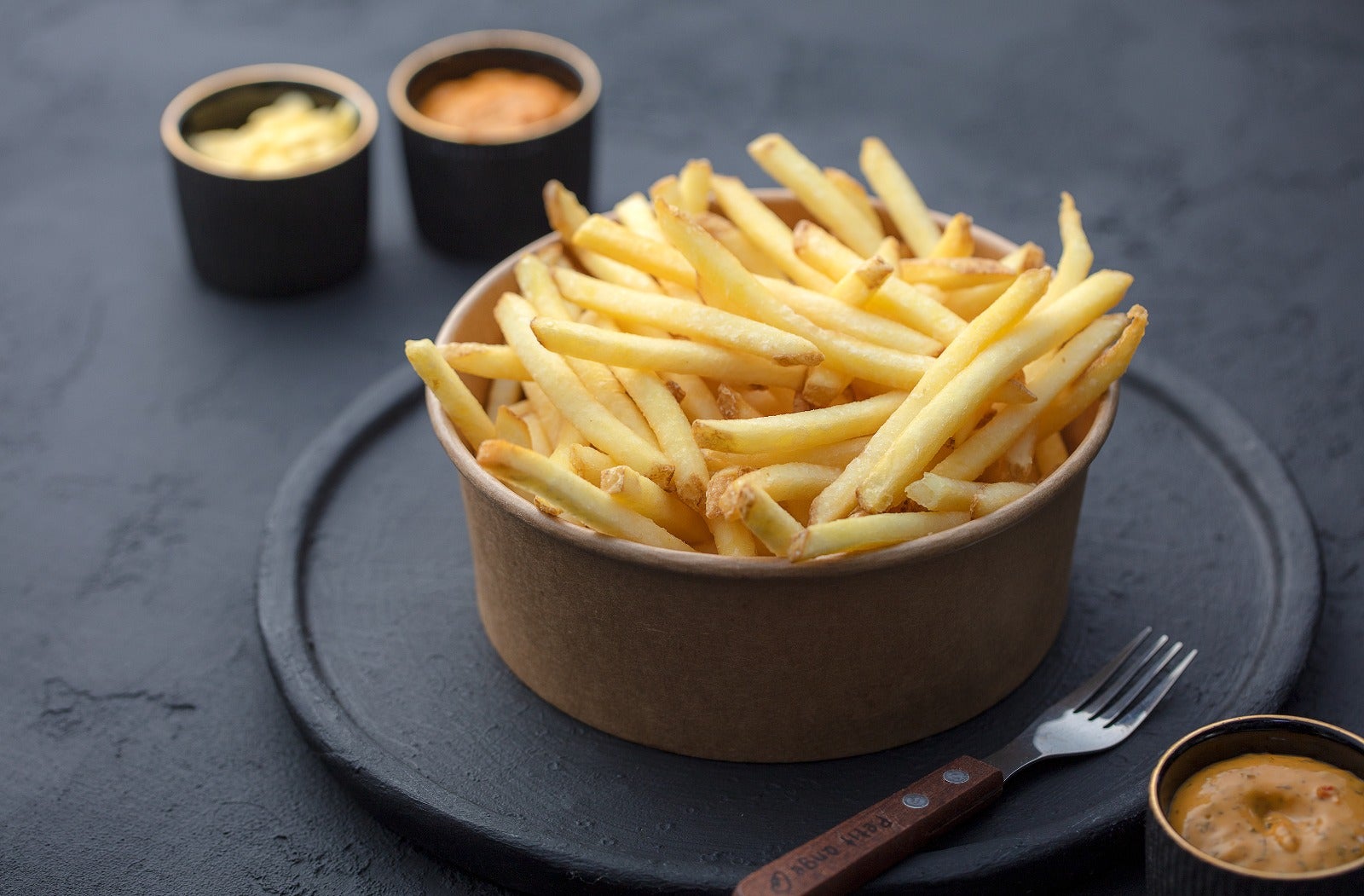 King Size Fries with 3 Sauce
