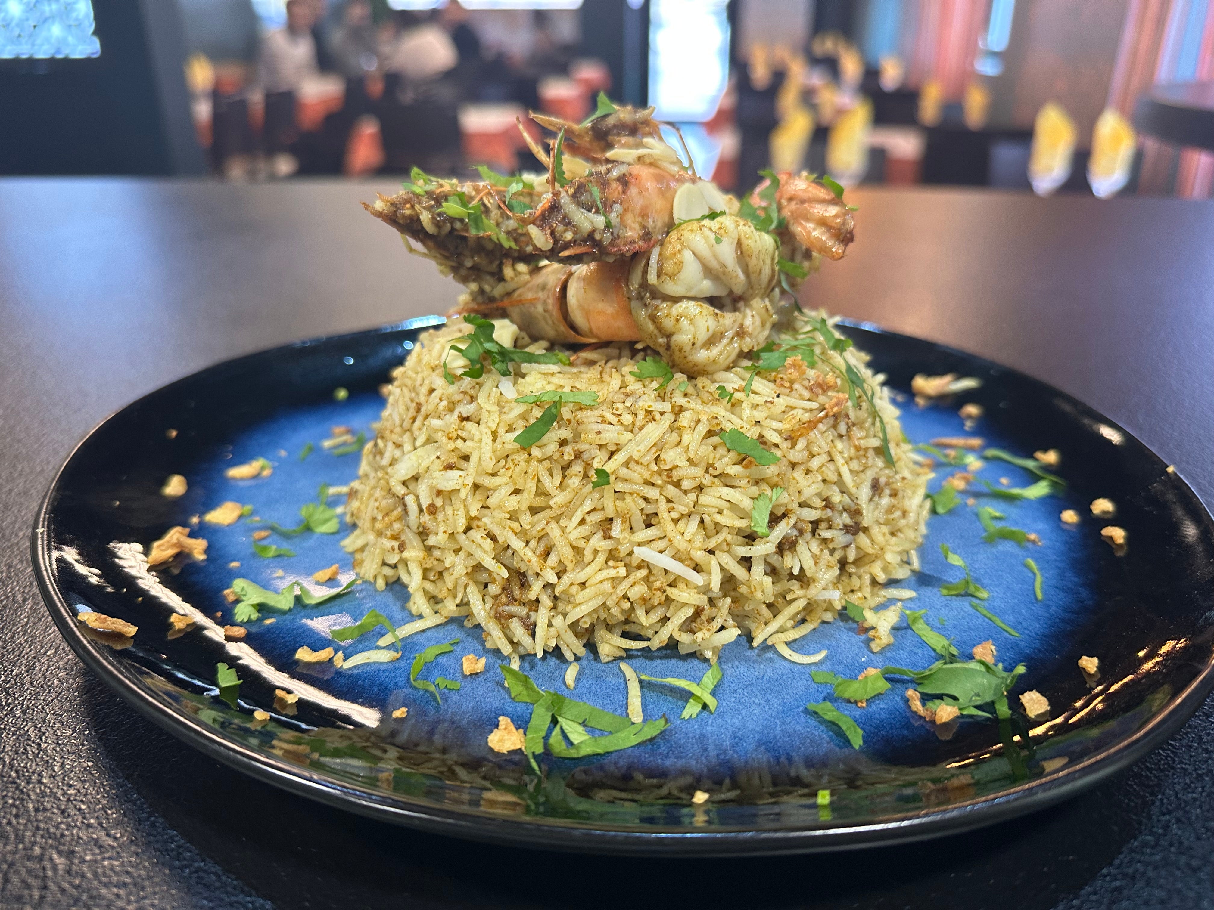 Menu biryani gambas