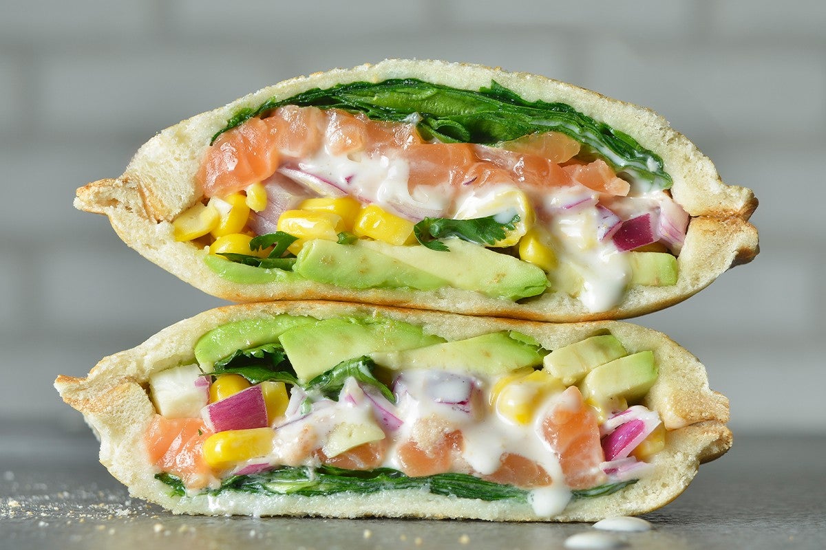 Sando saumon émincé