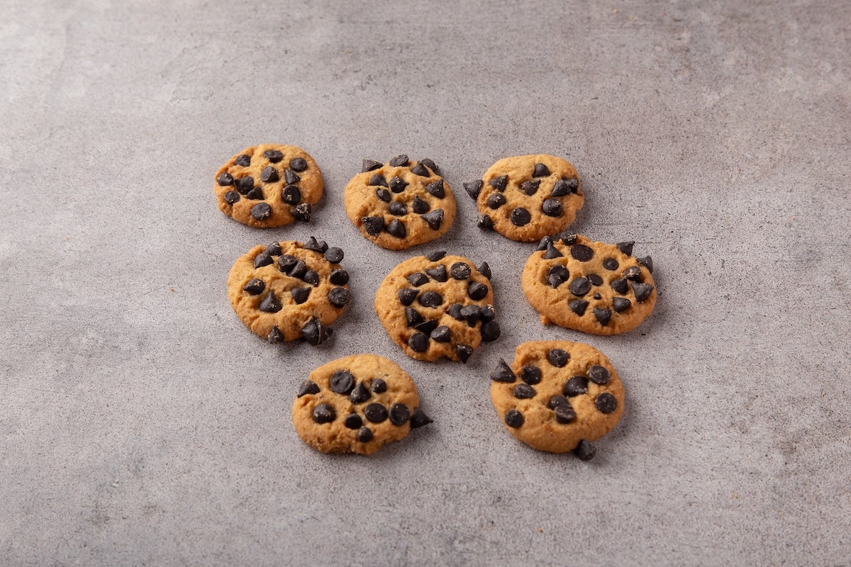 Mini Cookies Vanila With Chocolate Chips (8pcs)