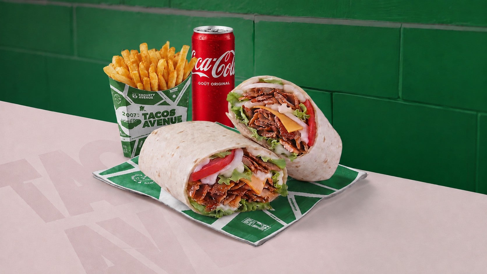 MENU WRAP KEBAB 🍟🥤