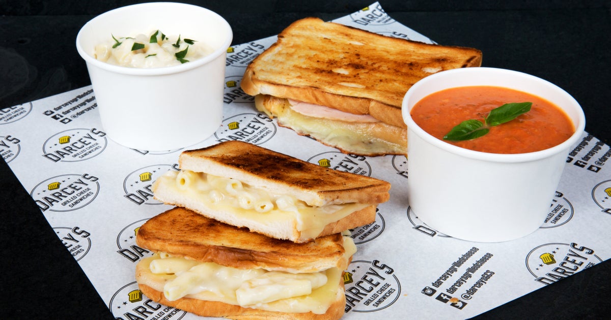 Darceys Grilled Cheese Sandwiches Newcastle delivery from Newcastle