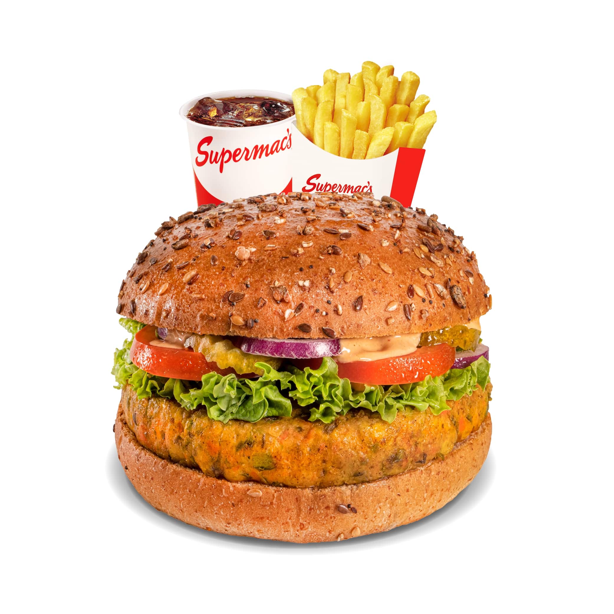 FRESH Veggie Burger Meal