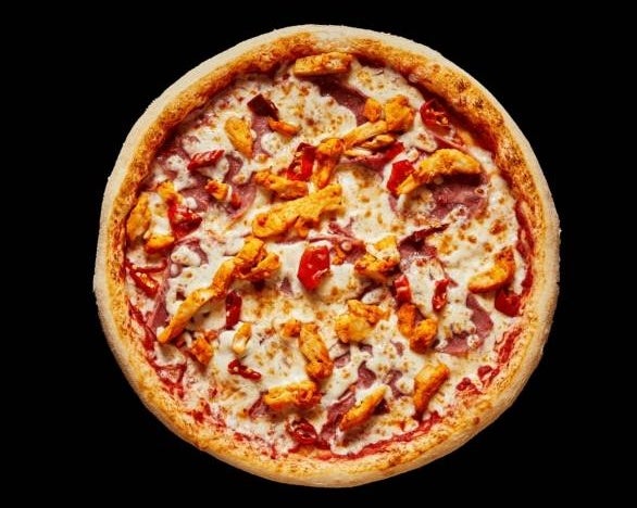 Pizza chicken tikka 🍕🫑