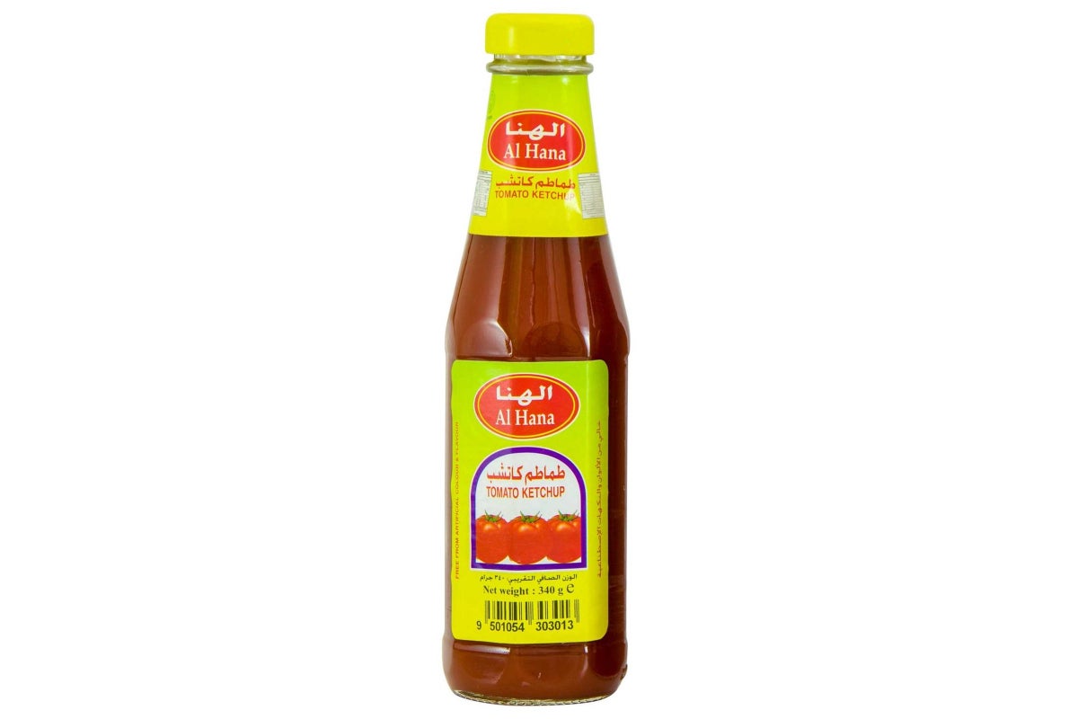 Al Hana Tomato Ketchup 340g Bottle