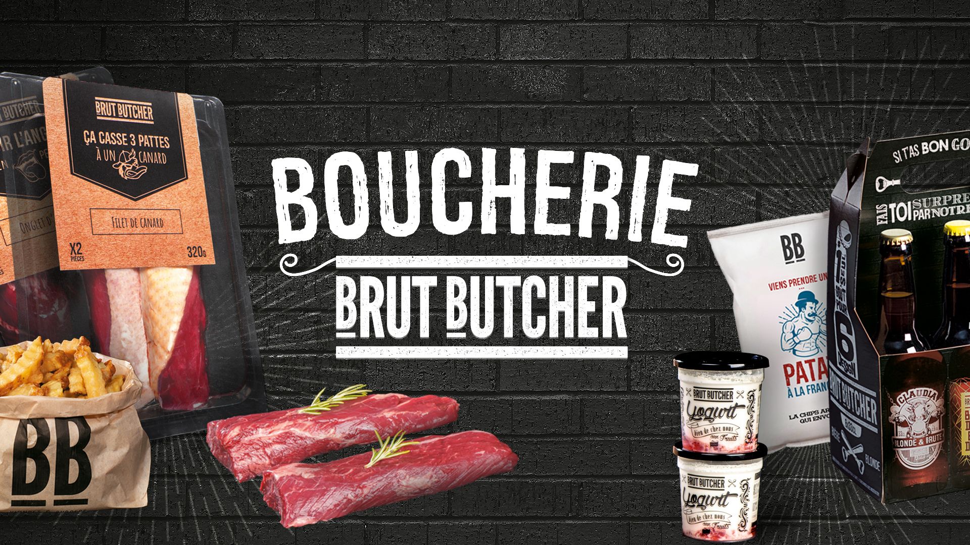 Livraison Brut Butcher Boucherie St Etienne à Châteaucreux Saint