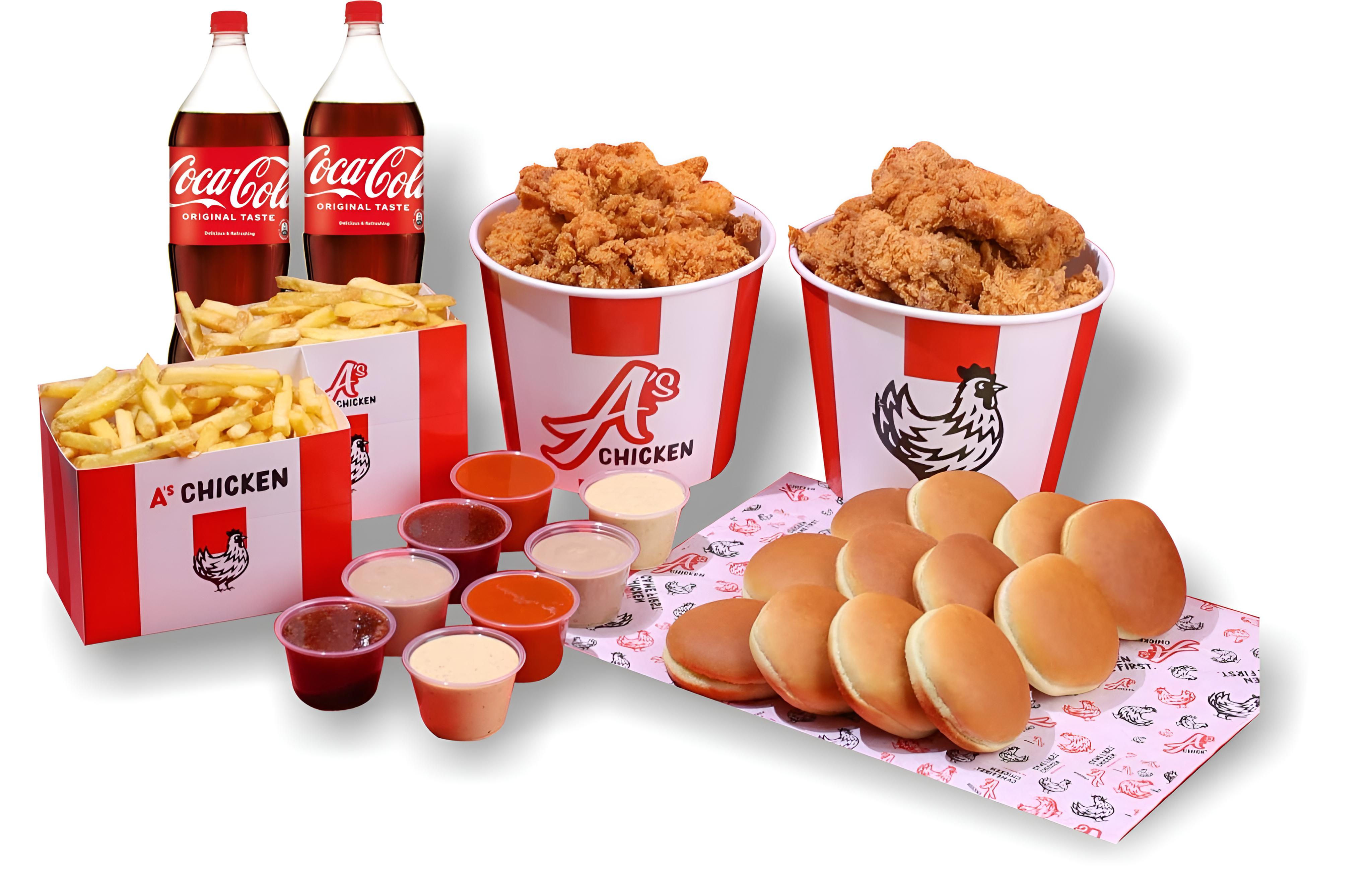 2 Bucket Of Strips 15 Pieces Combo