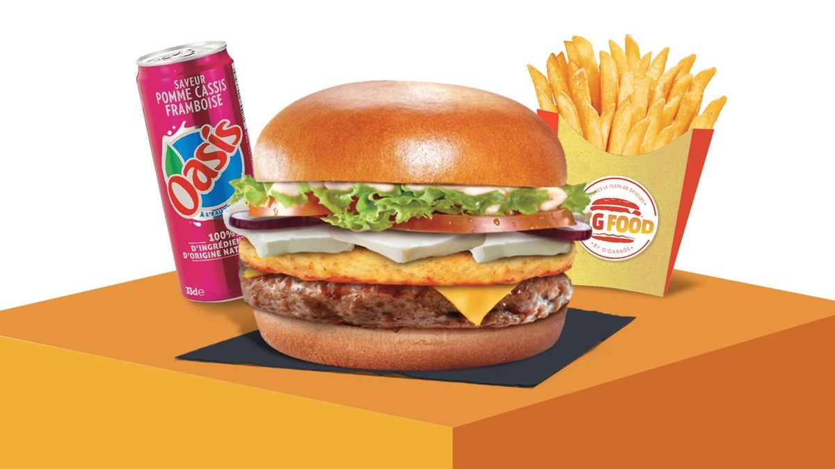 Menu O'french burger