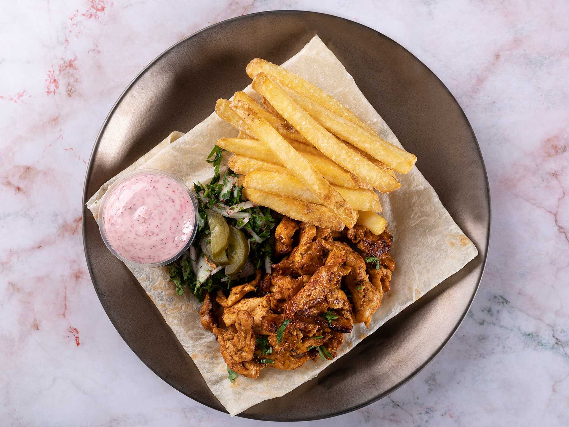 Workshop Chicken Shawarma Platter