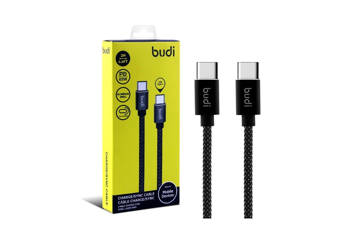 Budi 2m 65W usb c to c cable