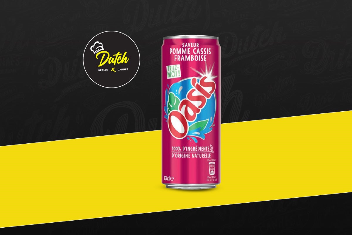 🍎 OASIS POMME CASSIS FRAMBOISE