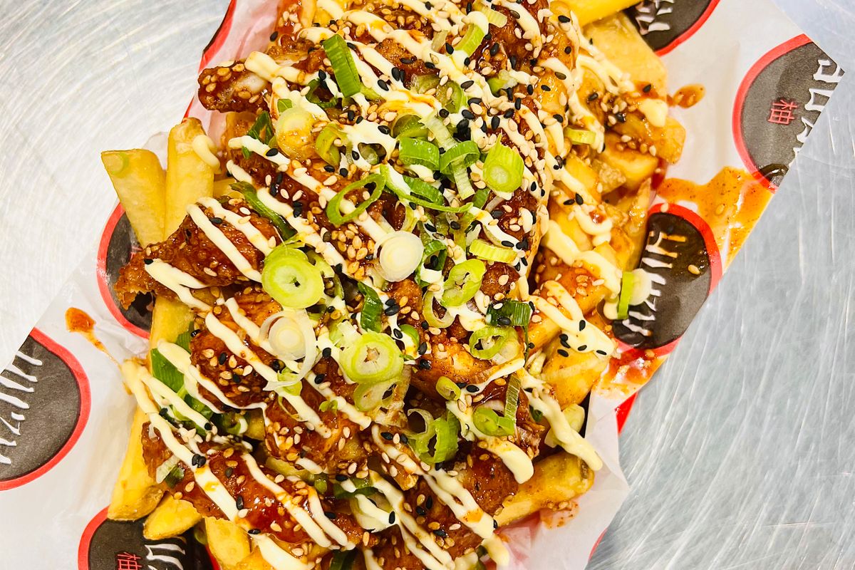 Hot Honey Chicken Loaded Fries