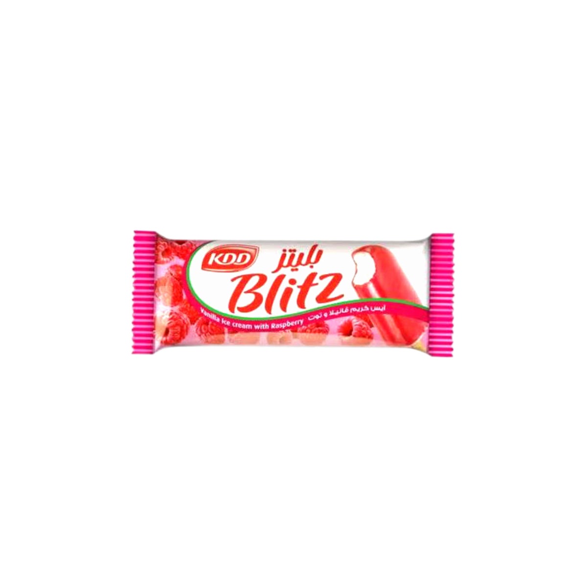 KDD Blitz Vanilla Ice Cream Raspberry Stick 62.5ml