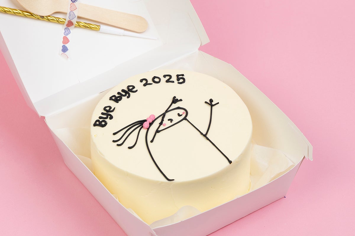 Bye Bye 2025 Cake