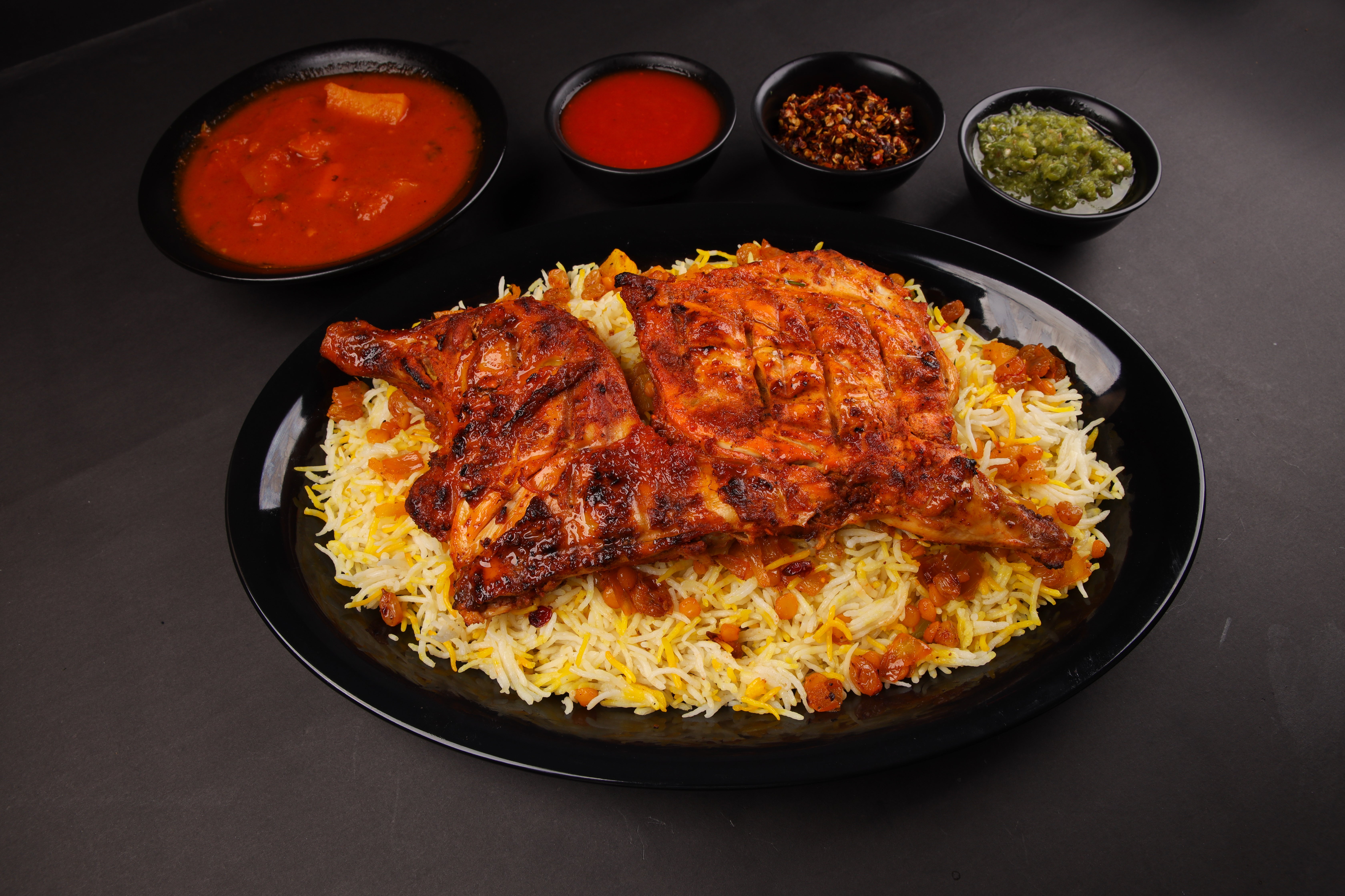 Al Faham with Majboos Rice 1/2