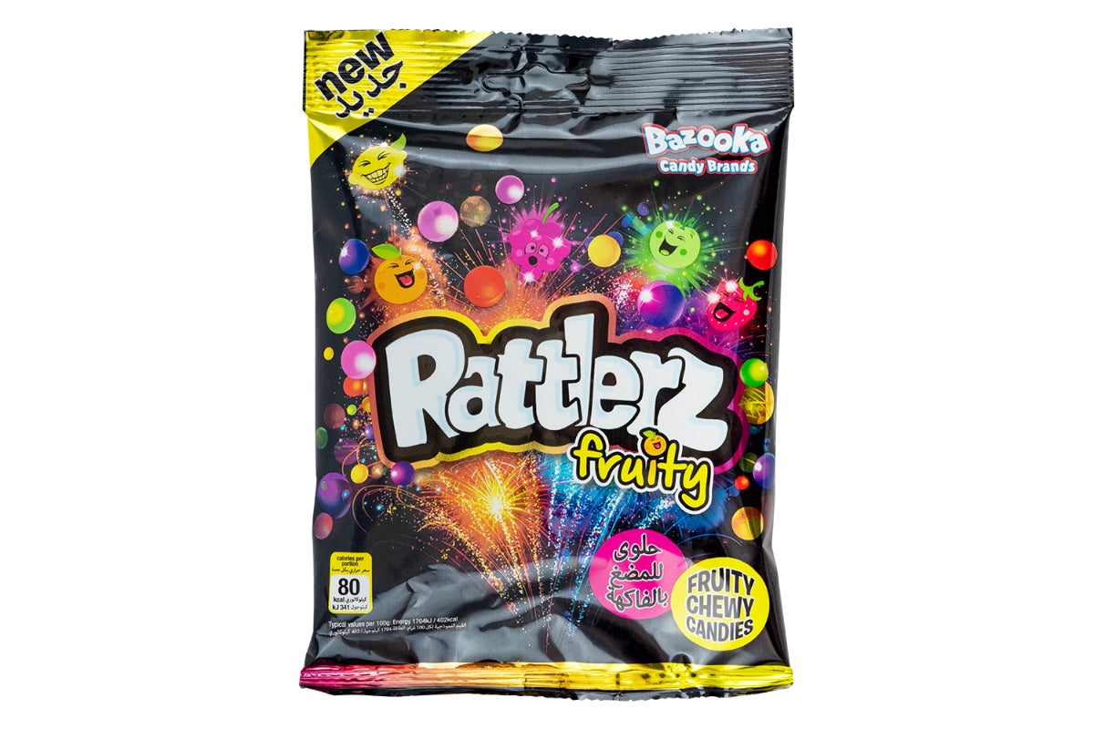 Bazooka Rattlerz Fruity Candies, 120g