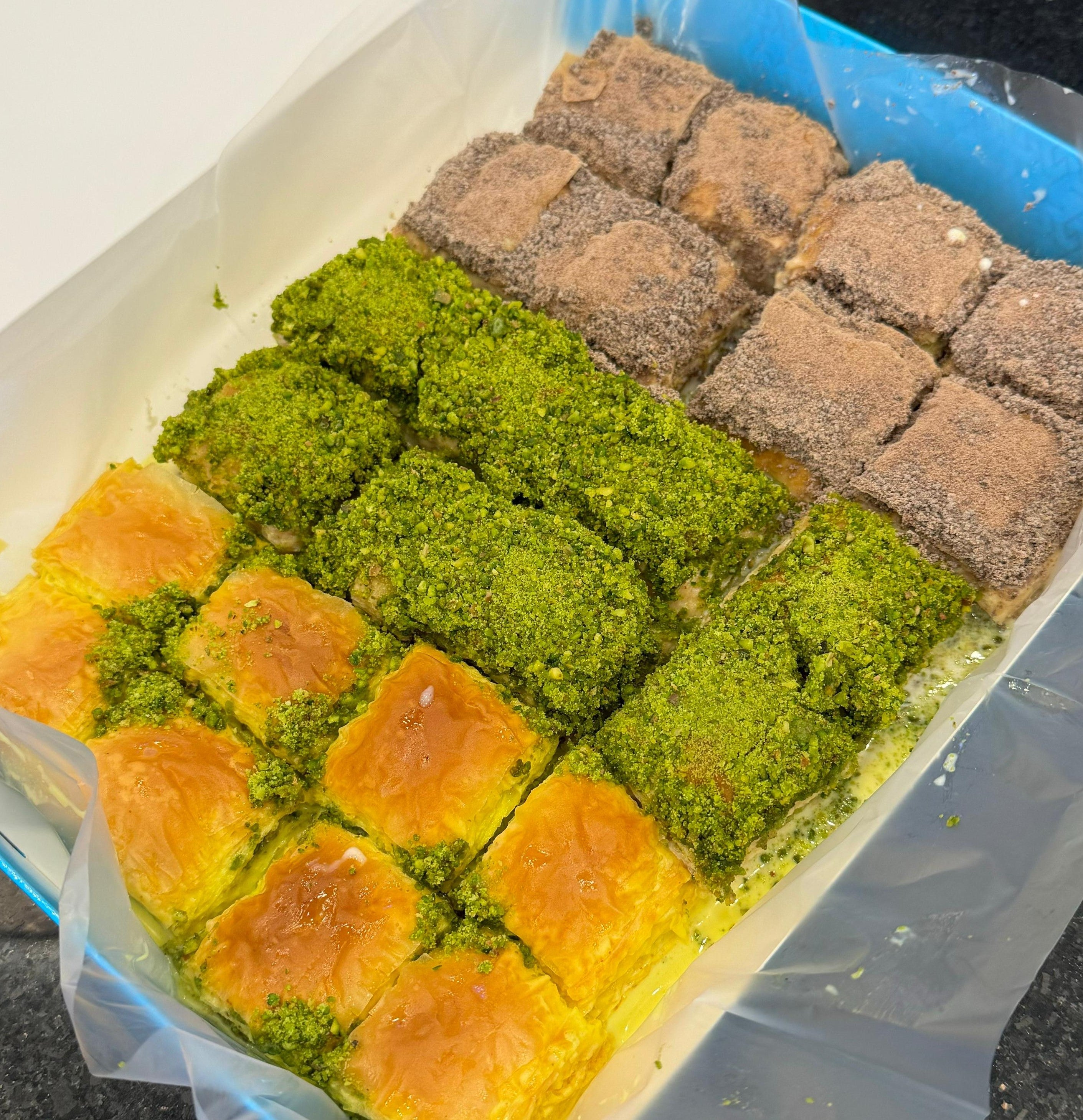 بقلاوة الحليب المشكله  3 نوع