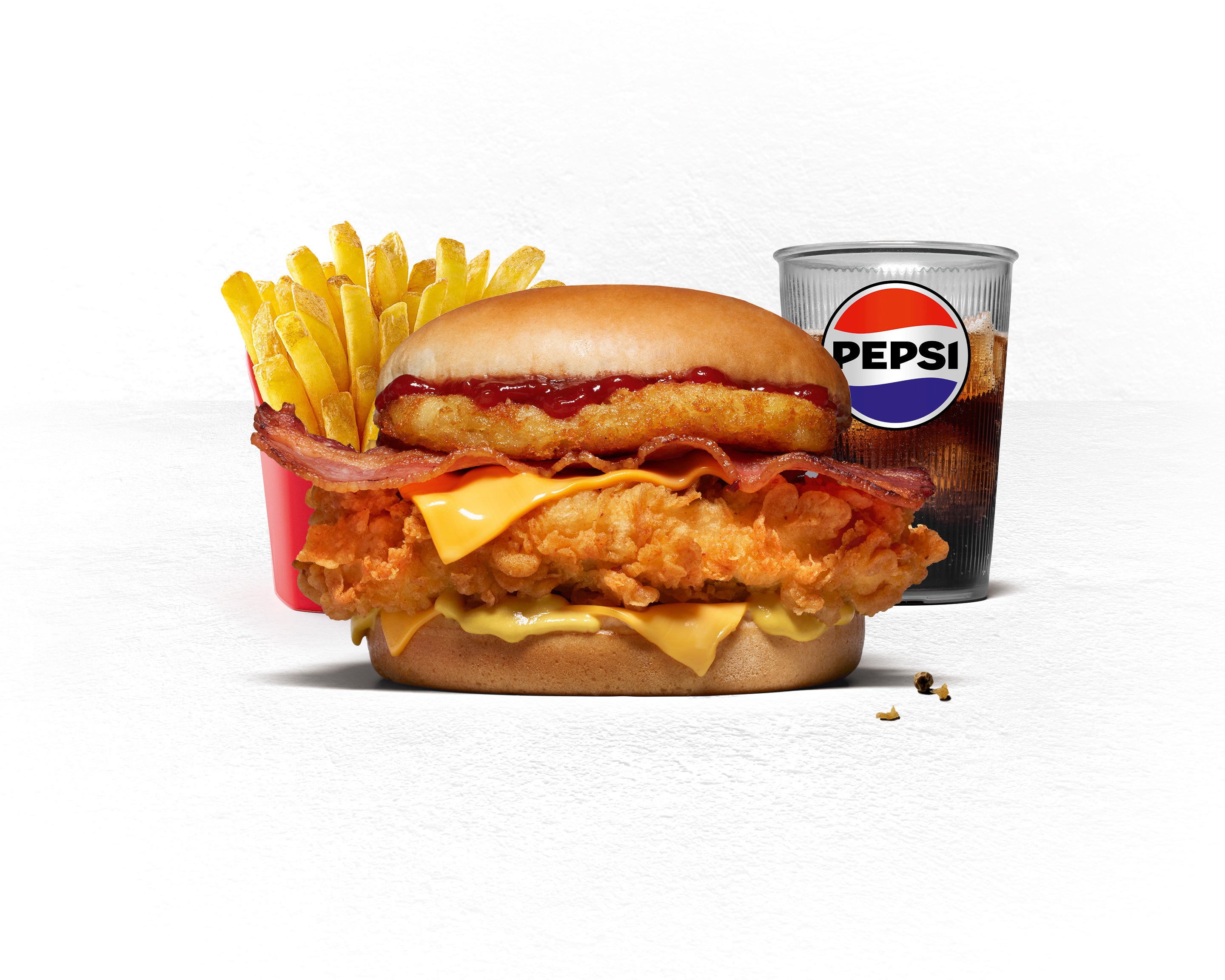 Menu Tower® Cheese & Bacon de poulet