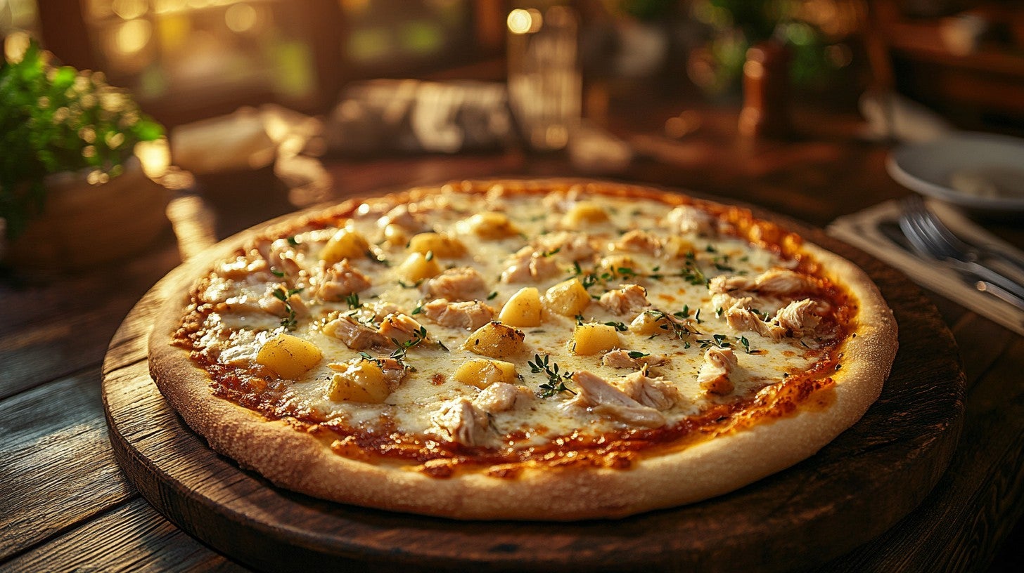Pizza fermière 🍶 🍗 🥔