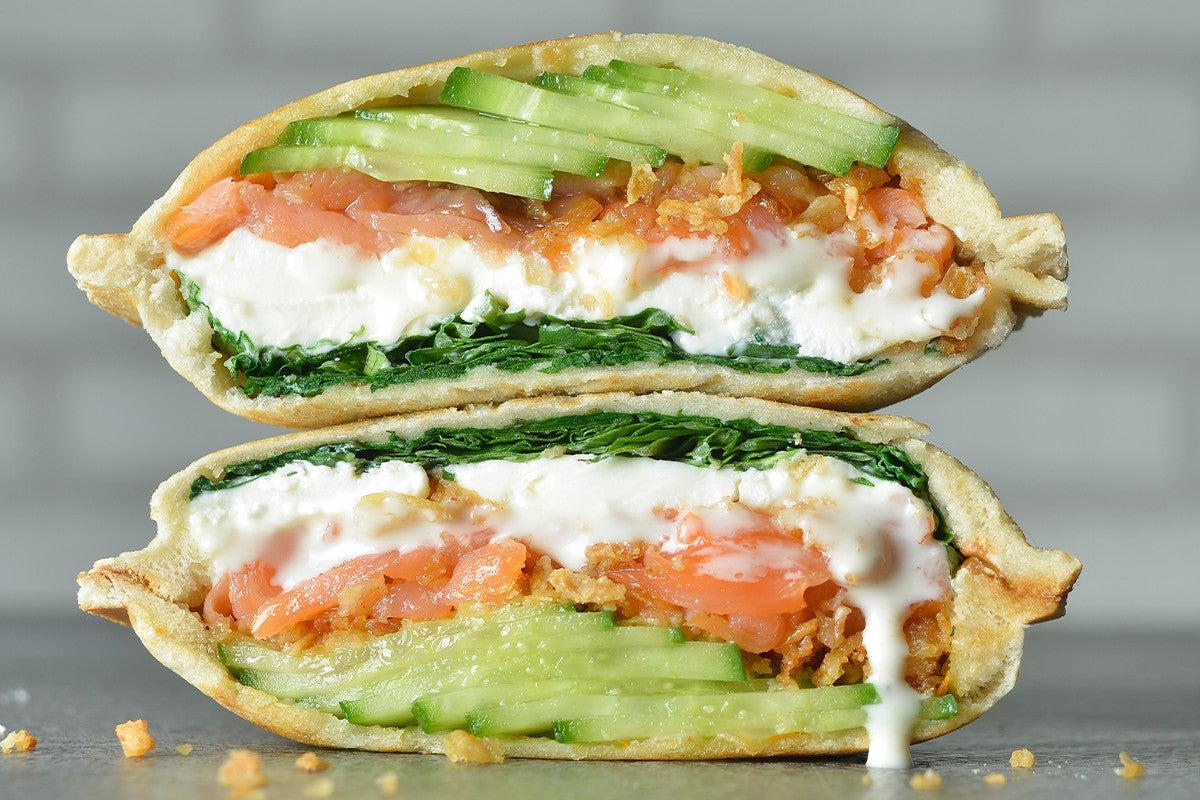 Sando saumon fumé