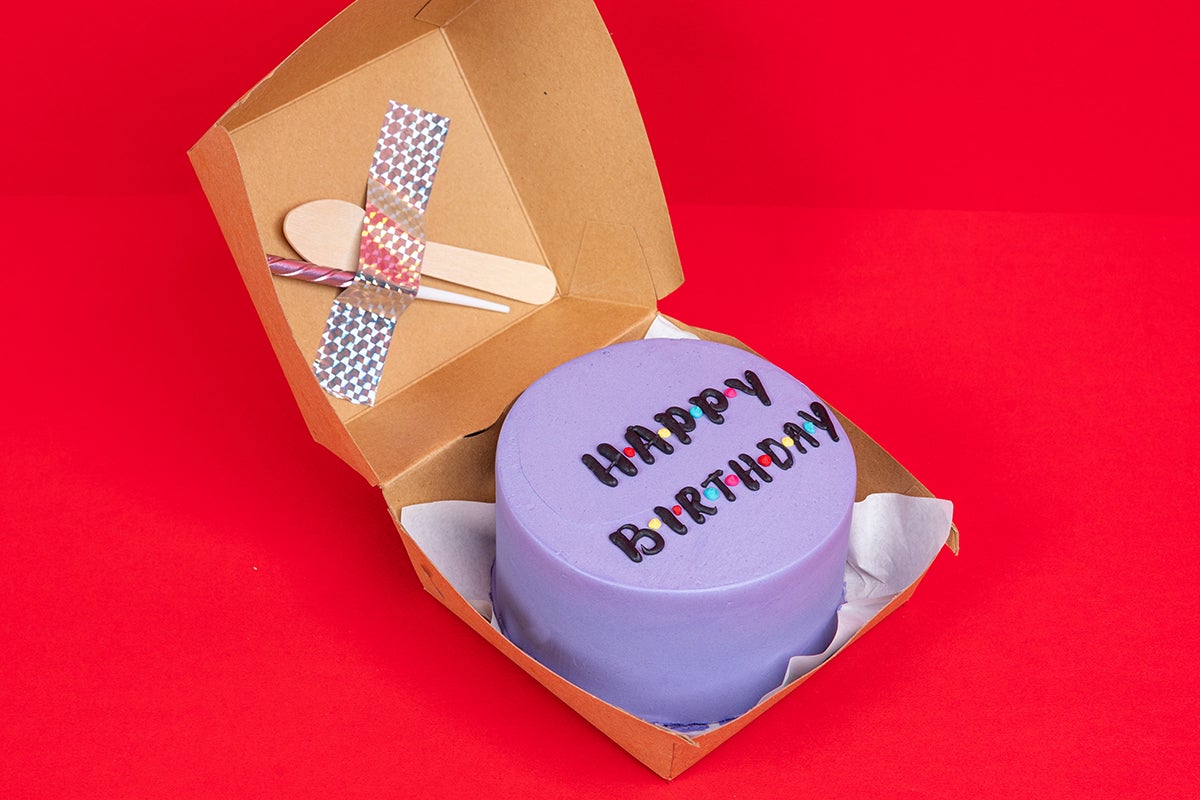 happy birthday cake dot