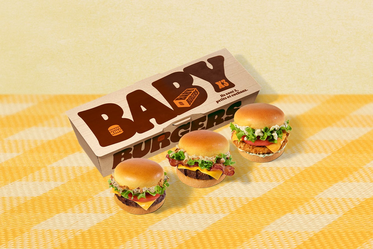 French Baby Burger x3