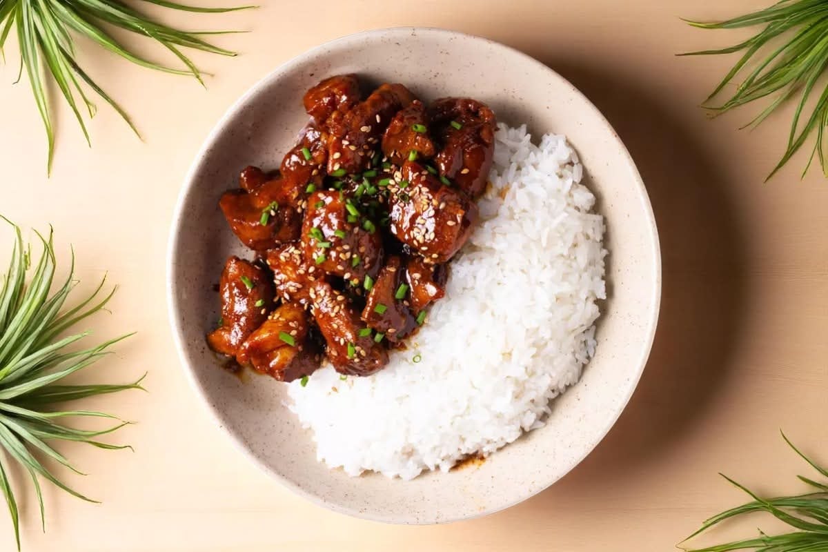 Porc au Caramel & riz thaï 🍚🐷