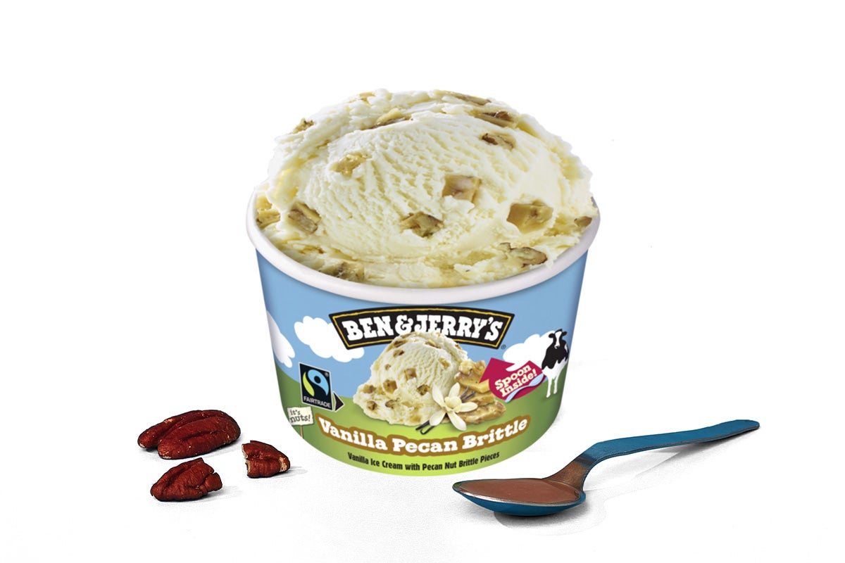 Ben & Jerry's Vanille Pecan Brittle - 100 ml