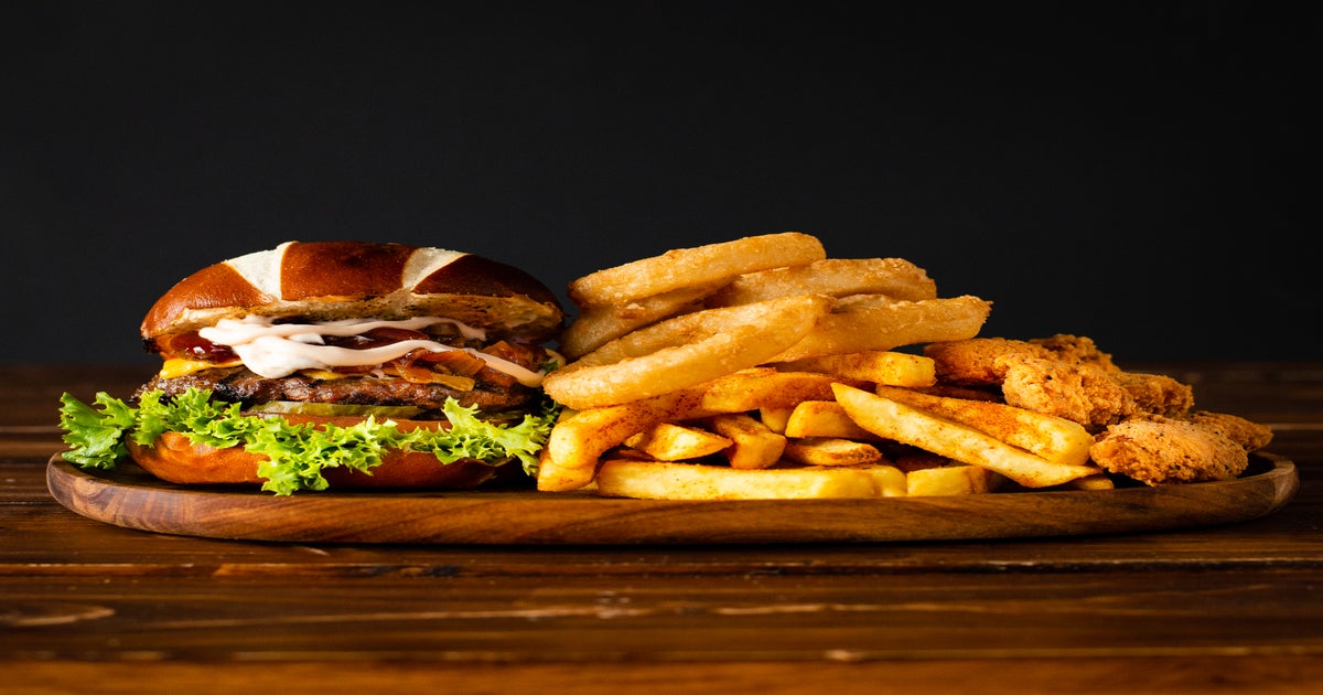 Brill Burger Chesterfield delivery from Whittington Order with