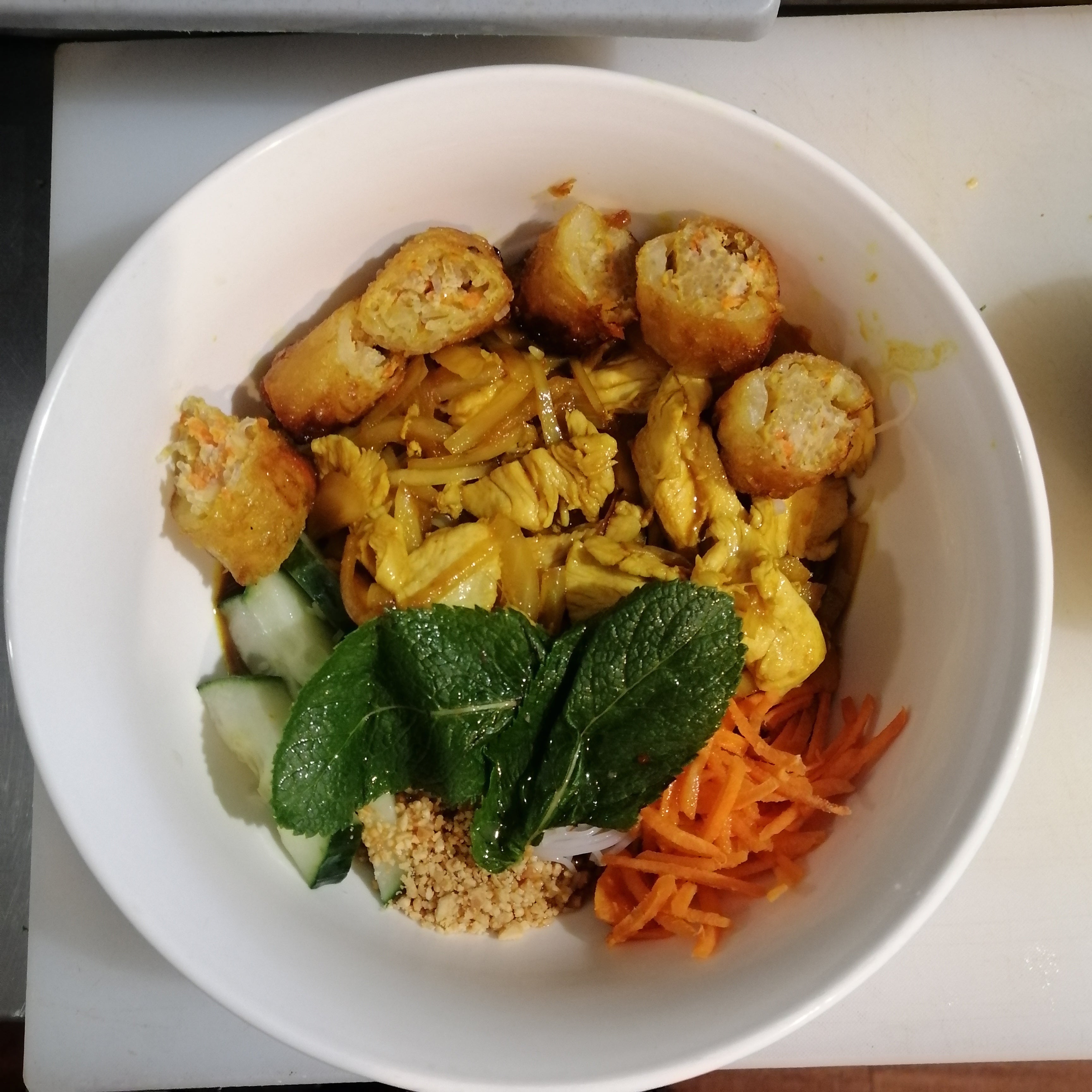 P28 Bo-Bun au poulet et Nems poulet🥘🔥🍗