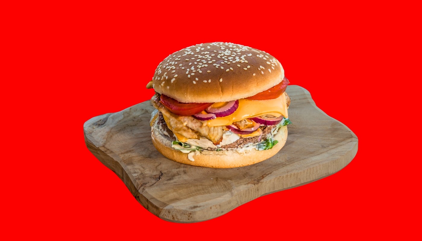 Burger Royal-Red 👑🍔 L’Alliance des Saveurs !