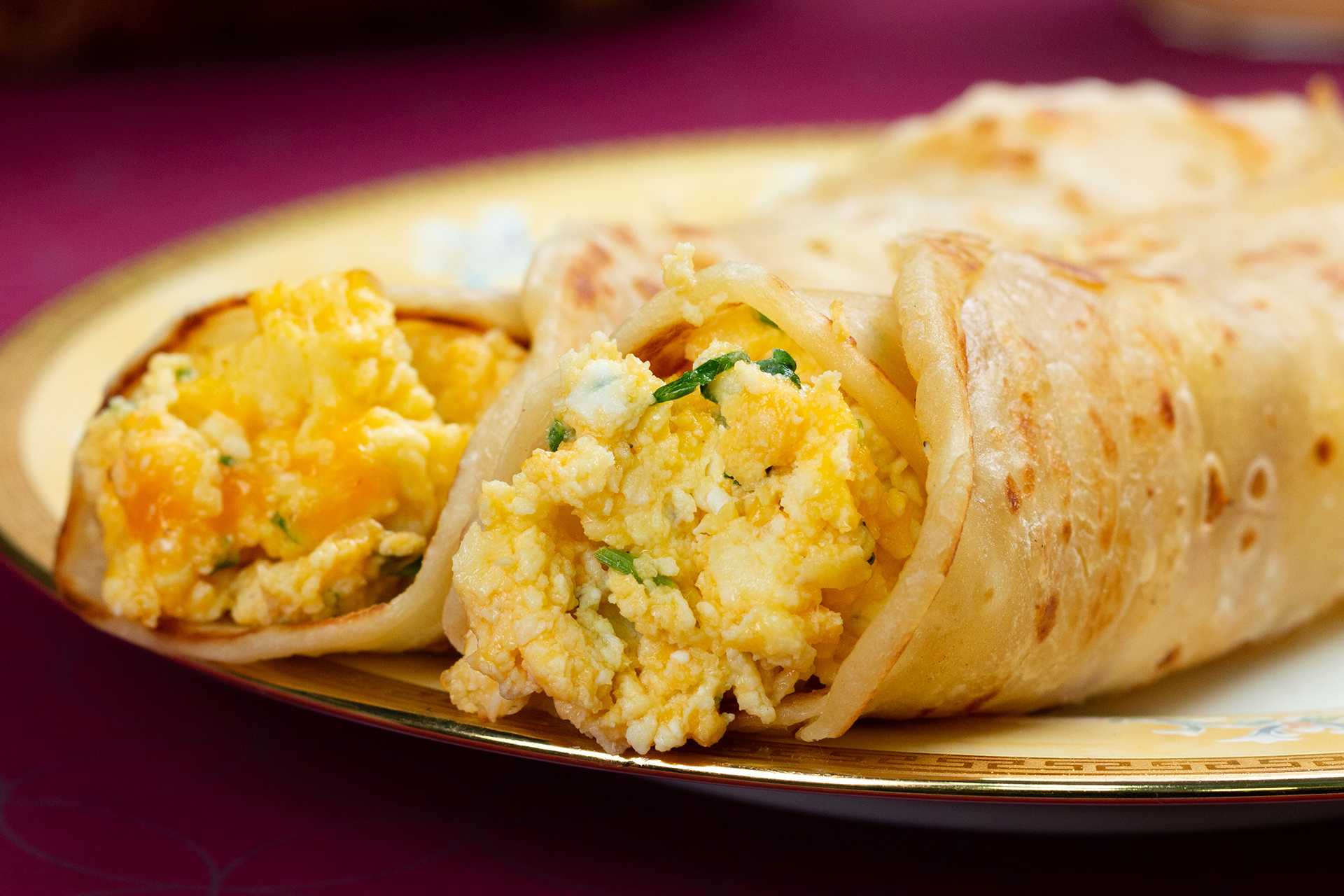 Eggs With Cheese Chapati