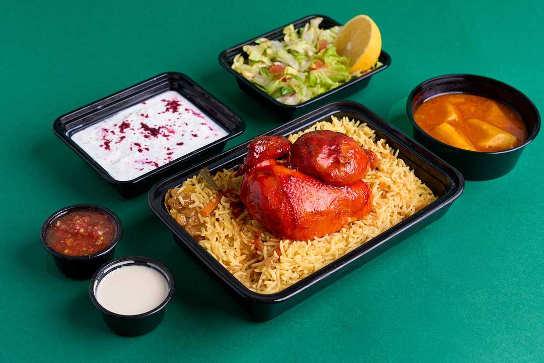 Bukhari Roasted Chicken Rice Combo