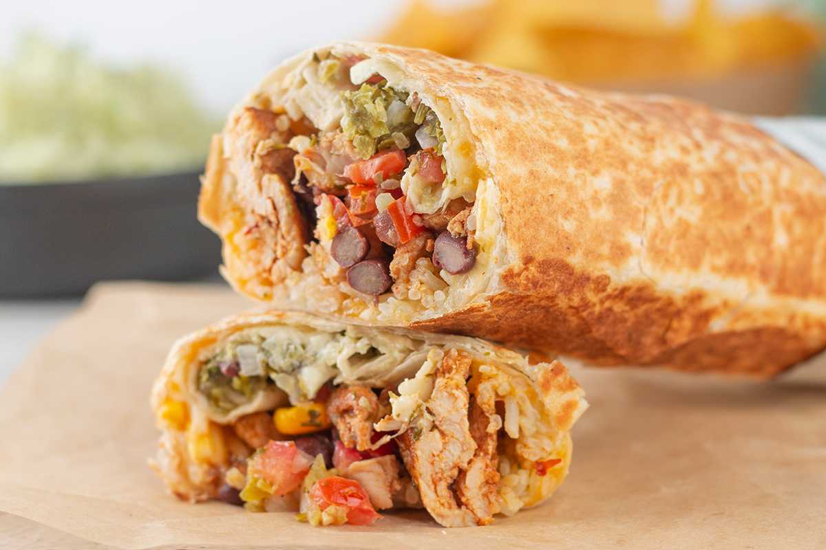 Spicy Chicken Burrito