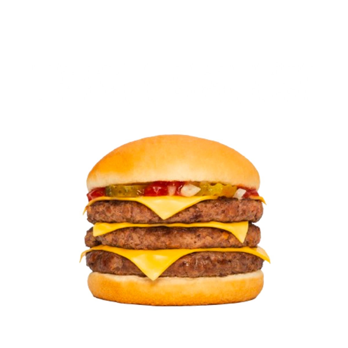Triple cheeseburger M