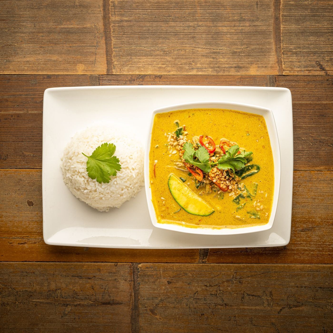 Spicy beef brisket curry