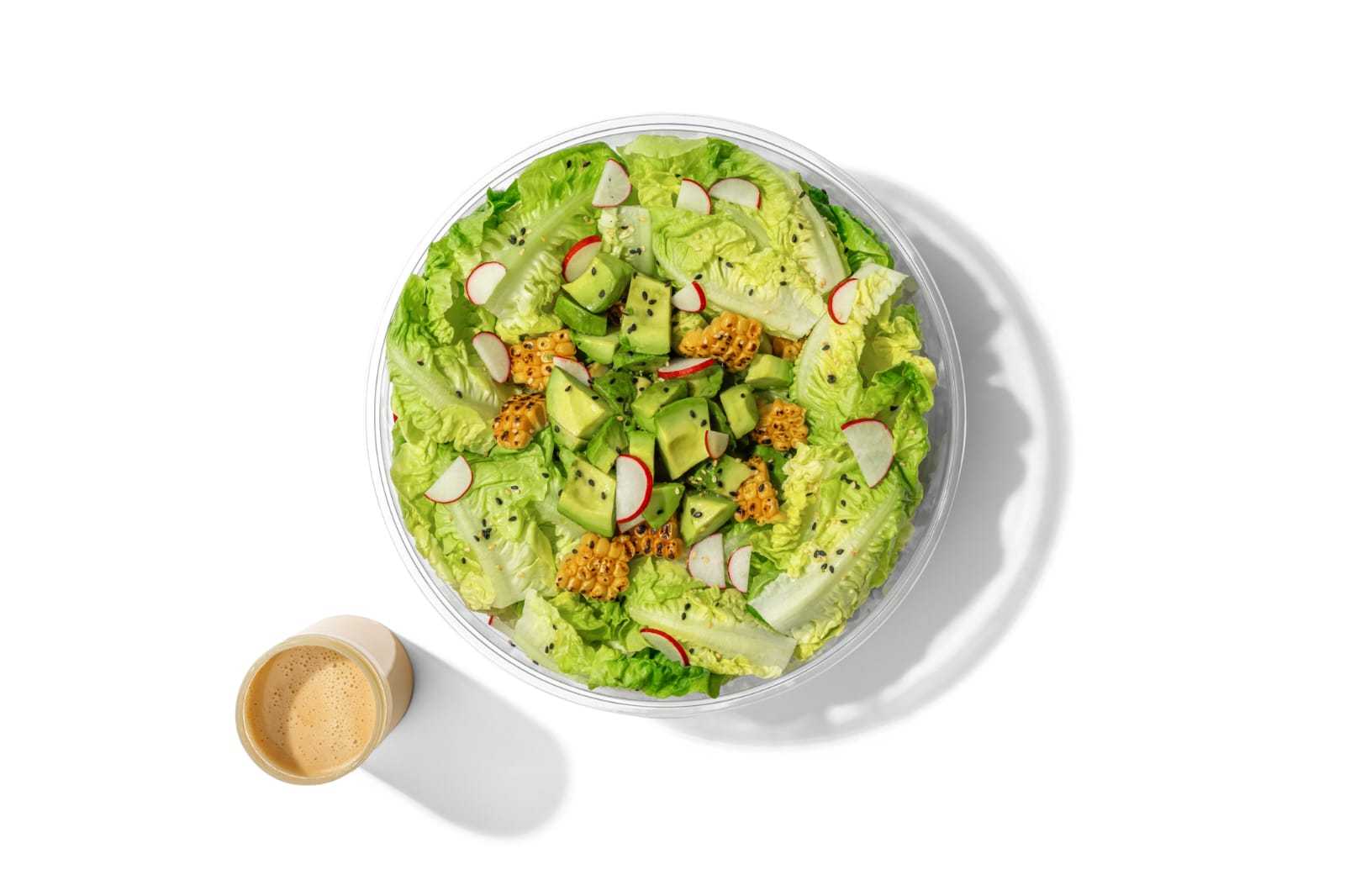 Gem Salad with Miso Dressing