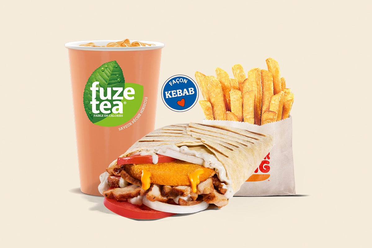 Menu Tortilla Kebab Extra Cheddar