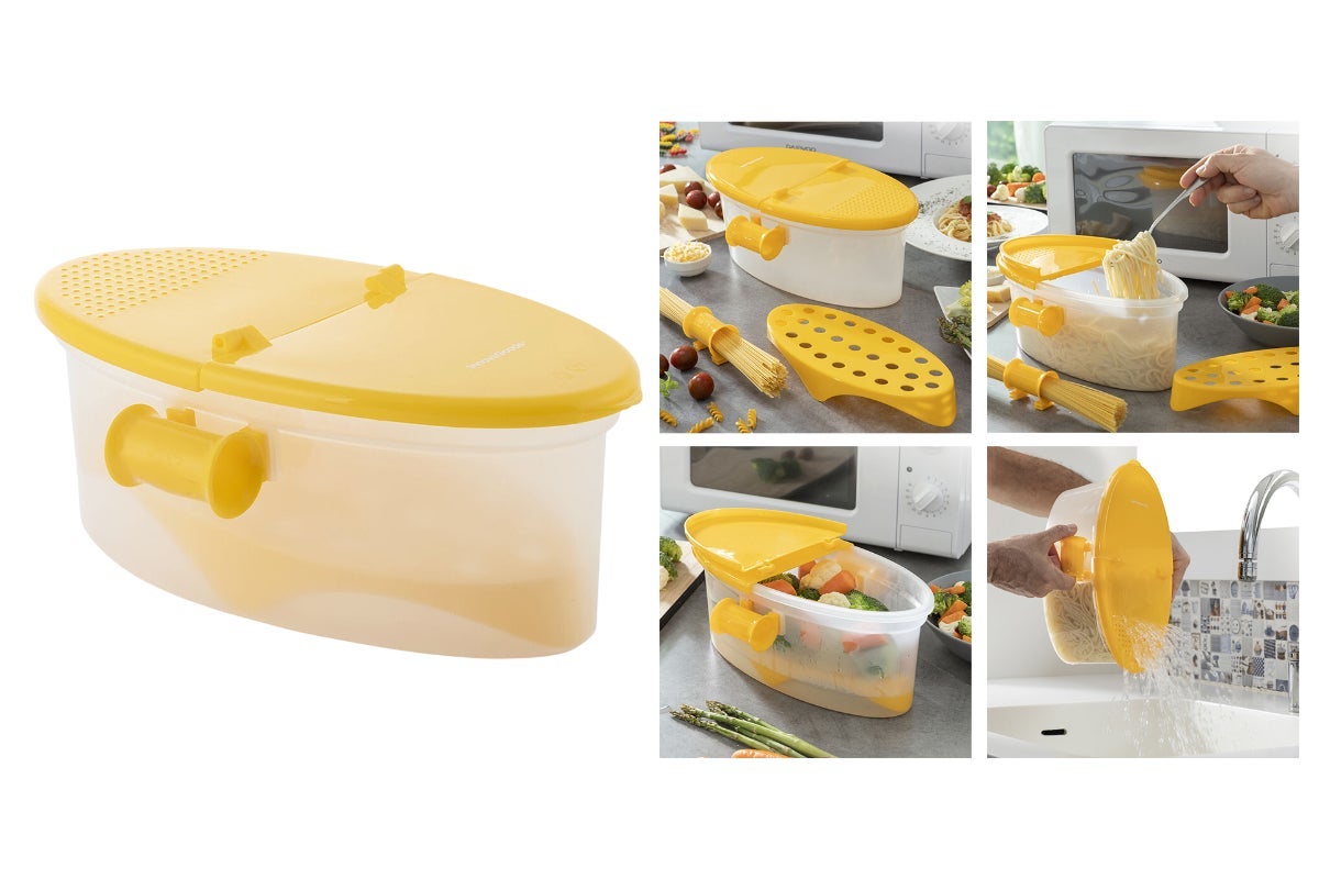 4-in-1 Microwave Pasta Cooker with Accessories and Recipes Pastrainest InnovaGoods