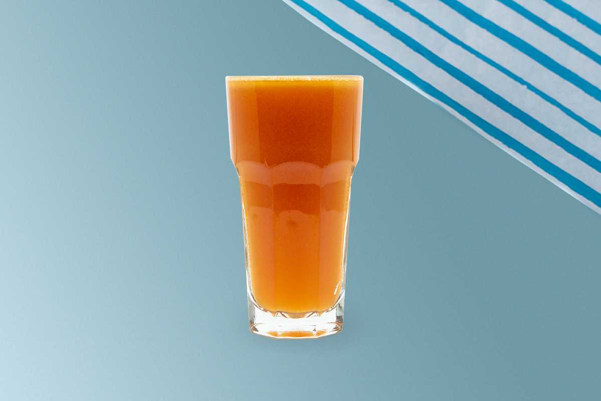 Fresh Red Apple Juice