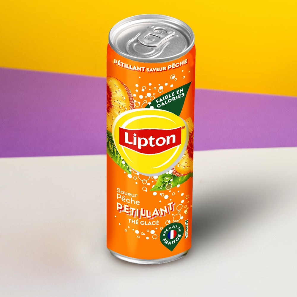 - Lipton Pêche Pétillant 33cl