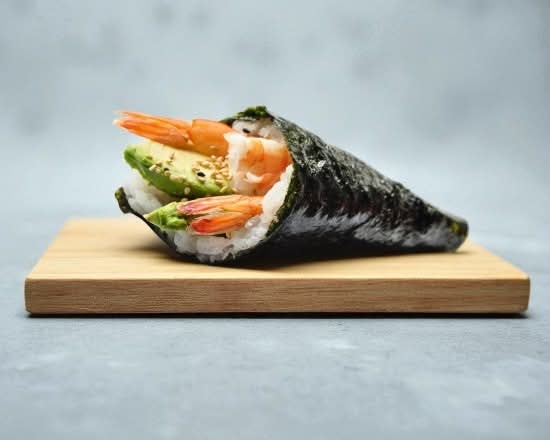 Temaki Crevettes Tempura Avocat Concombre