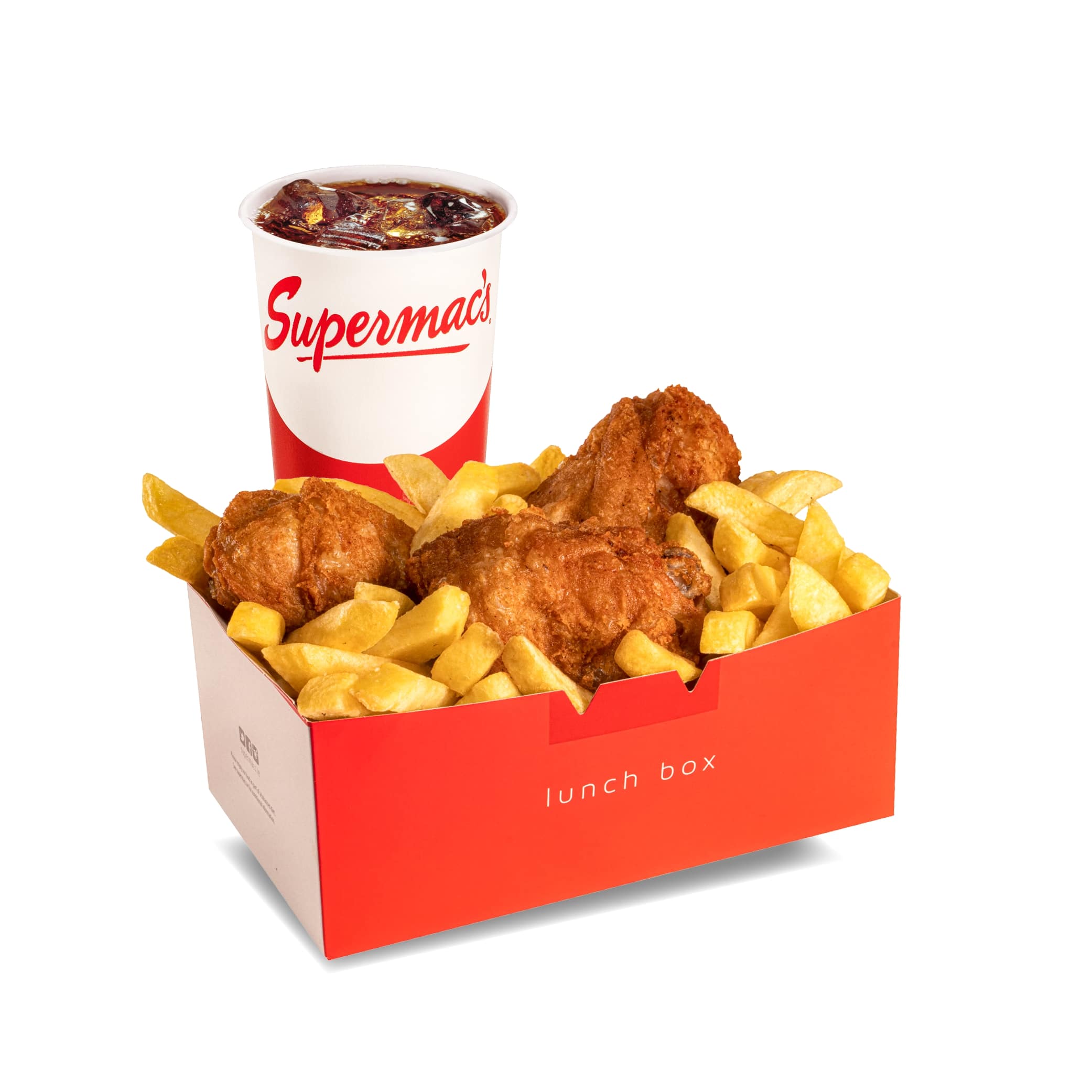 Chicken Lunch Box Meal (incl. large fries + large drink)