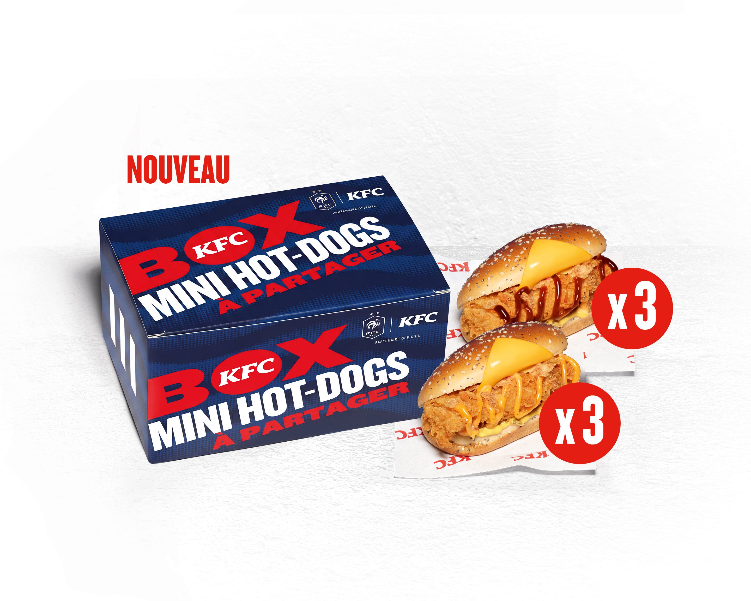BOX Mini Hot-Dogs à partager