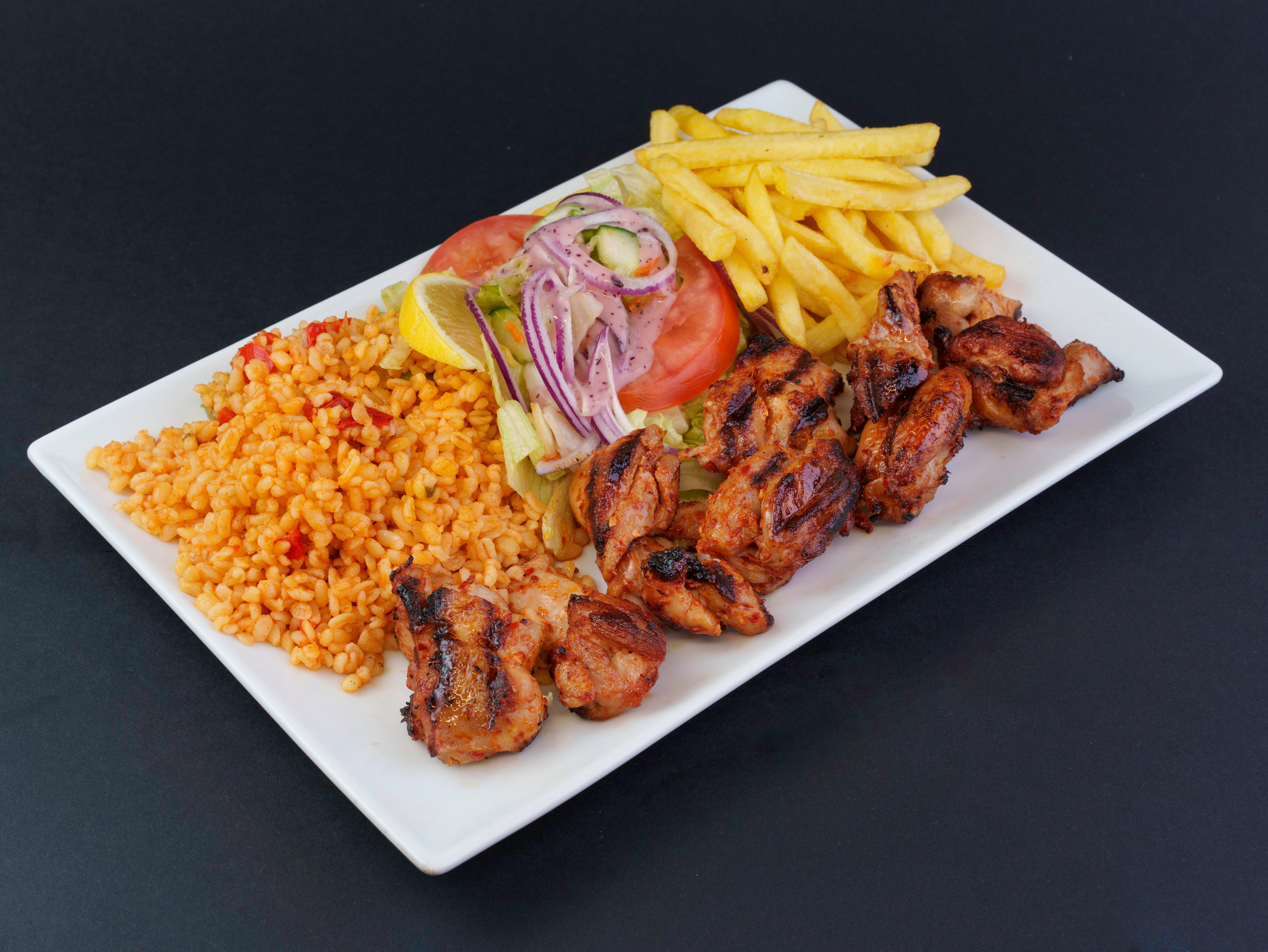 🔥🍛Assiette brochettes de poulet