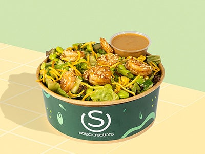 Ginger Teriyaki Shrimp Salad