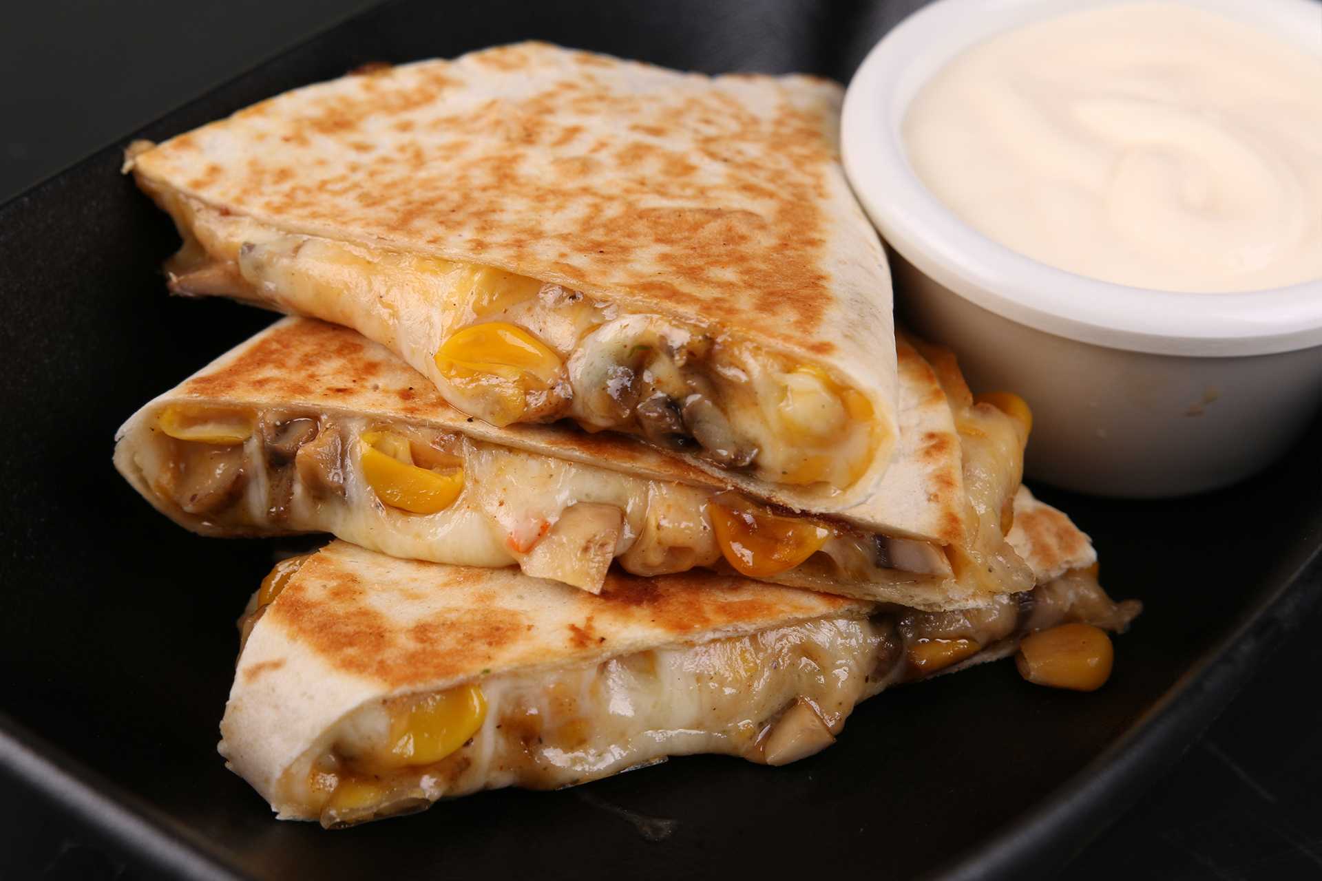 Mushroom Quesadilla
