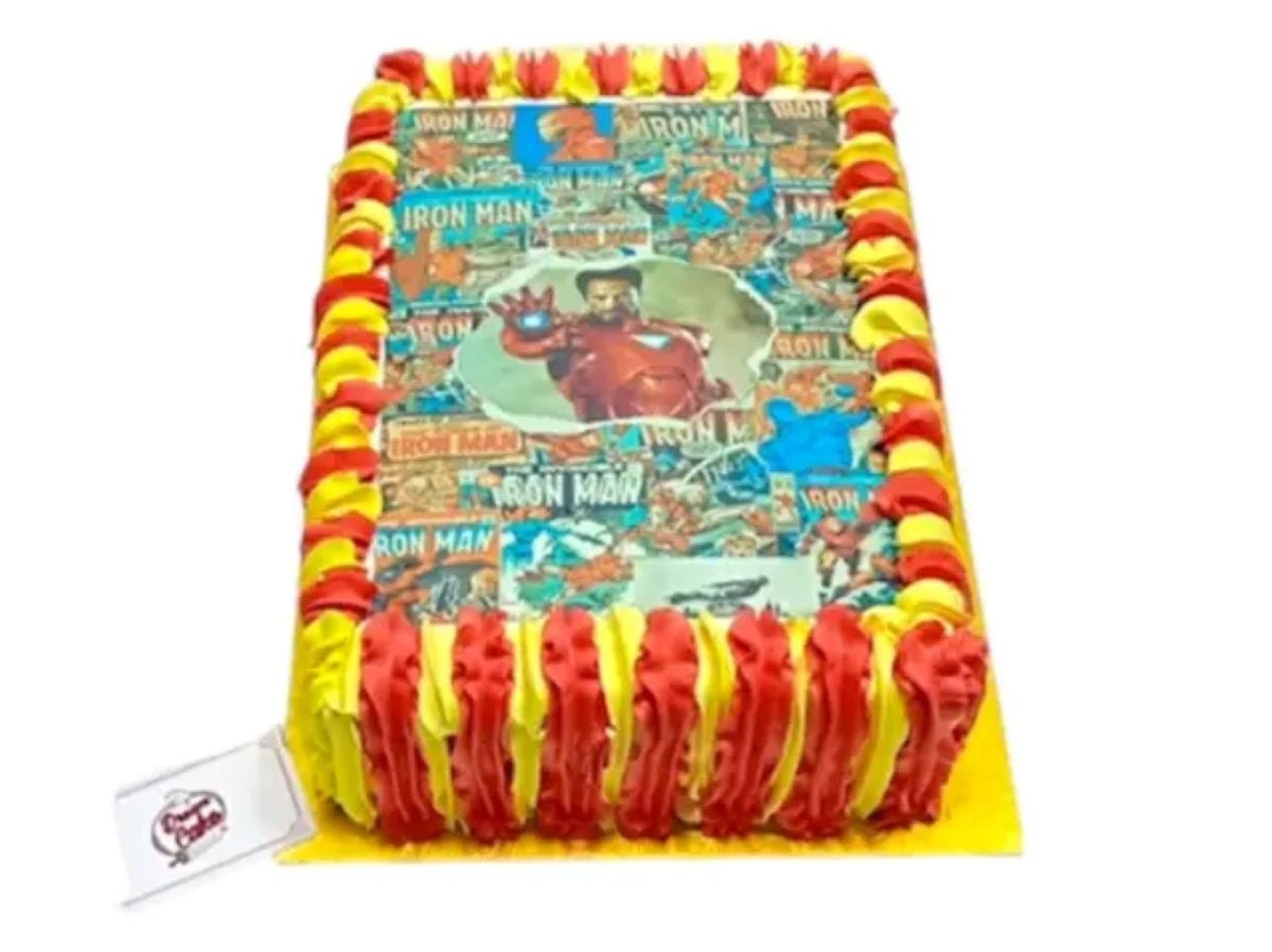 Iron square cake