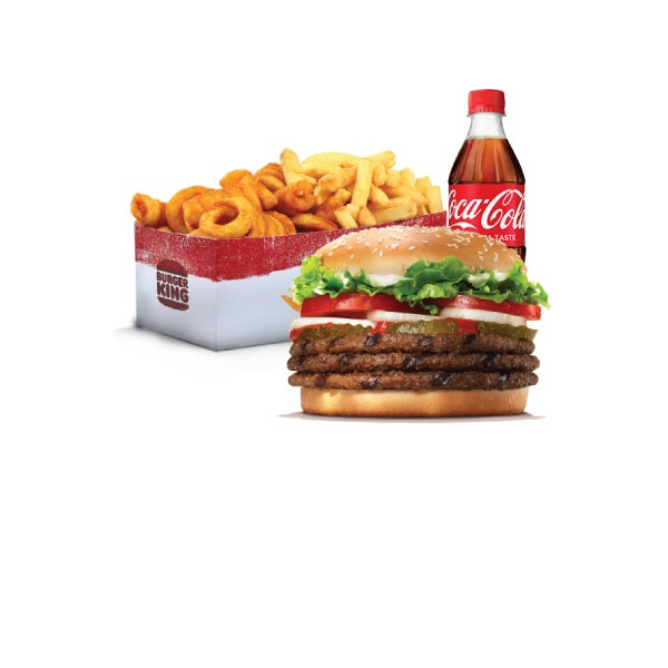 Triple Whopper Meal - Super King