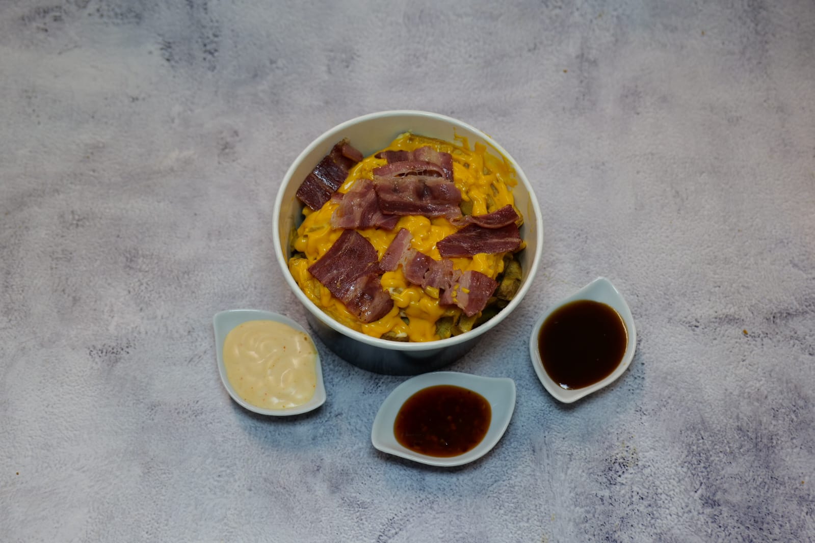 Frites cheddar bacon 🍟